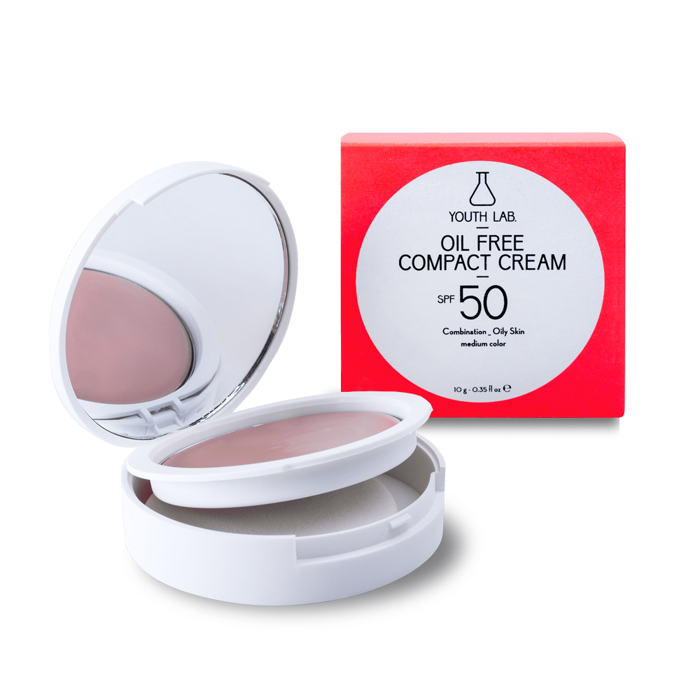 Oil Free Compact Cream SPF 50 Combination / Oily Skin - Medium